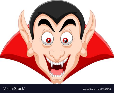 Dracula Face Cartoon
