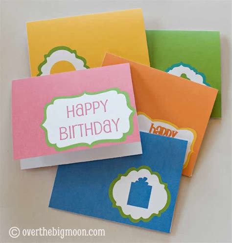 Www.designeatrepeat.com you only need to write the best wishes and greeting on the card. 30 Handmade Birthday Card Ideas - DIY Birthday Cards ...