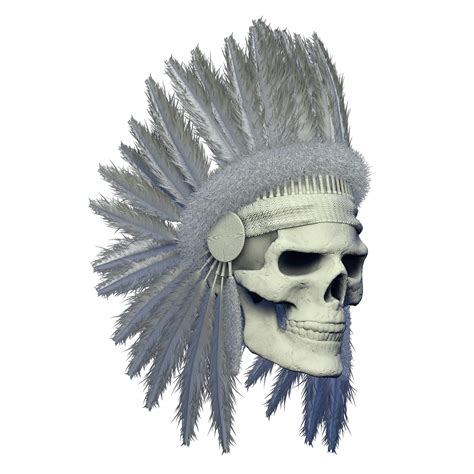 Native American Skull C4d 3d Model On Behance