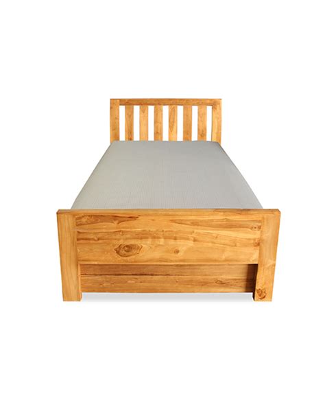 Discover our collection online at mydeal australia. Nick Teak Bed Frame Super Single With Pull Out Storage Box ...