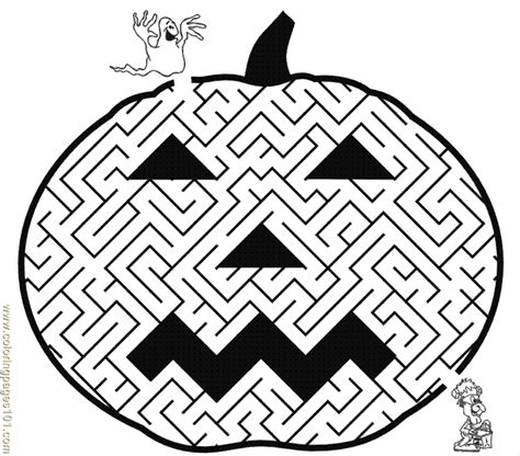 Coloring Maze Coloring Pages