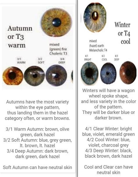 Seasonal Color Analysis Eyes Color Analysis What Colors Look Best On