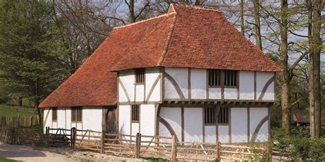 Medieval Farm House Medieval Houses House Timber Frame Building