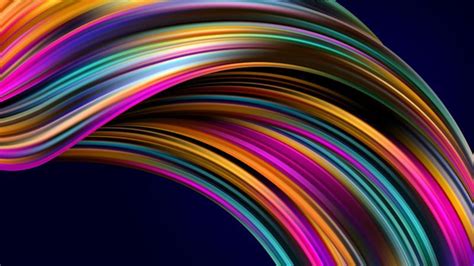 Asus Zenbook Pro Duo Wallpaper K Spectrum Waves Colorful Stock Abstract Search Results