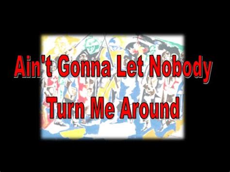 Ain T Gonna Let Nobody Turn Me Around Backing Track Youtube