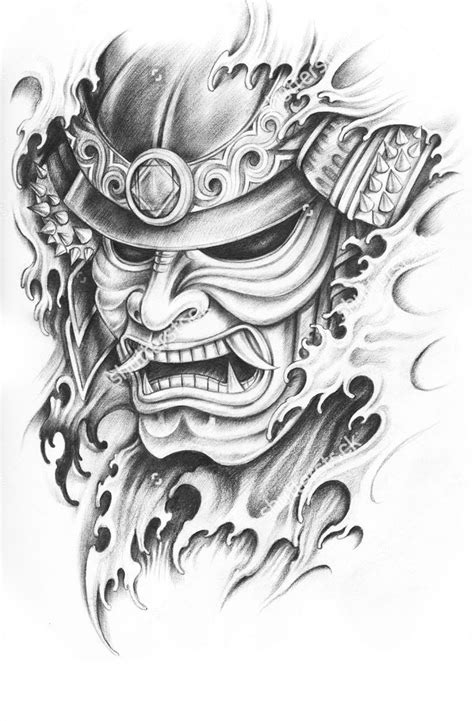 Samurai Tattoo On Pinterest Samurai Art Samurai And Oni Tattoo