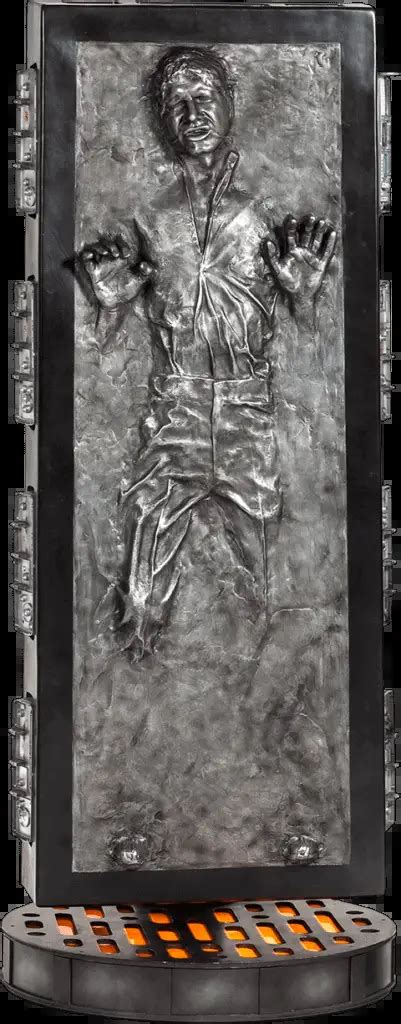 Life Size Han Solo Frozen In Carbonite Not Just For Jabbas Palace