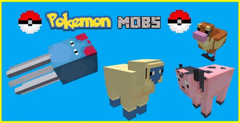 Pokemon Mobs Pack Minecraft Texture Pack
