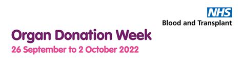 Organ Donation Week 2022 British Transplantation Society