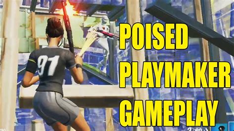 Poised Playmaker Skin Game Play In Fortnite Zone Wars Youtube