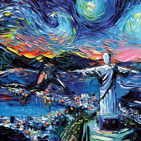 Van Gogh Never Saw Christ The Redeemer Canvas Wall Aja Trier Icanvas