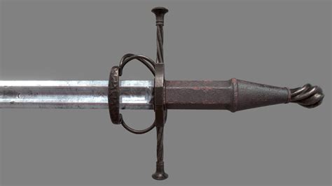 German Bastard Sword 16th Century 3d Model By Rush102493 0bcb5b4
