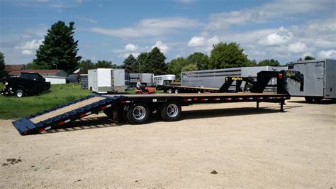 2017 Big Tex 35 Ft 22gn Hd Tandem Hydraulic Dovetail Frenchville