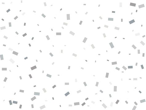 Modern Light Silver Rectangular Glitter Confetti Background Confetti