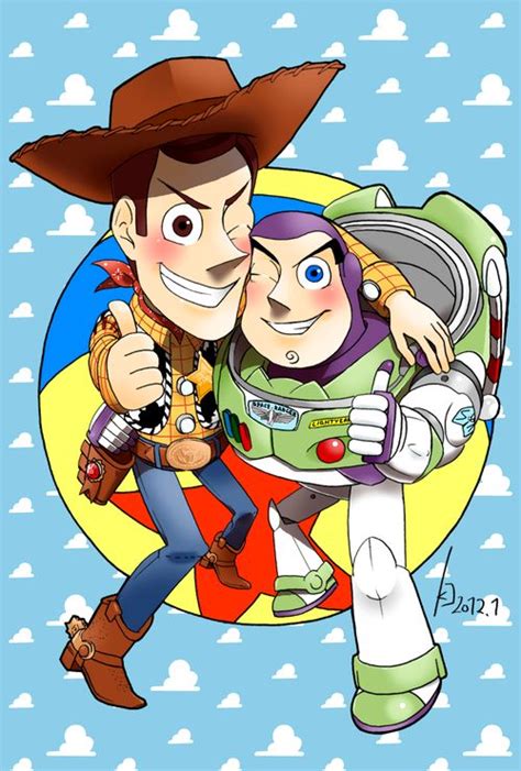 Woody And Buzz By Green Kco On Deviantart Toy Story Movie Disney Posters Disney Fan Art
