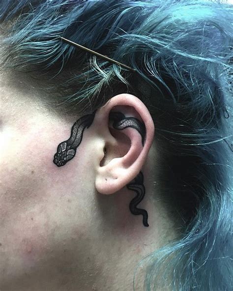 10 Cool Sideburn Tattoo Ideas To Express Your Inner World Ear