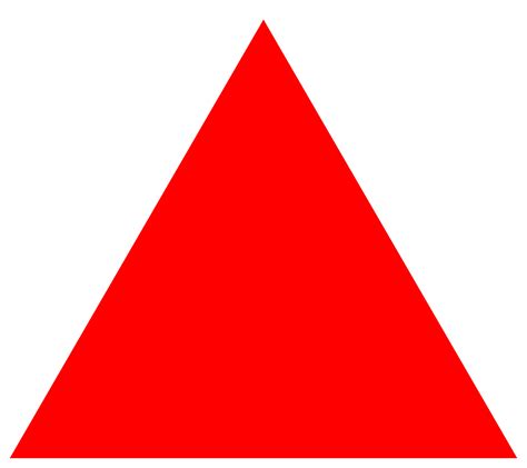 Red Triangle Png