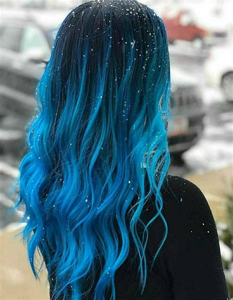 Blue Mix Color Hairs For 2020 Design Blue Ombre Hair Hair Styles