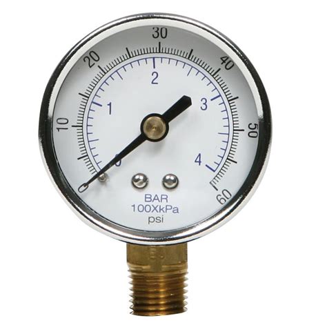 Pressure Gauge 0 60 Psi Qc Supply