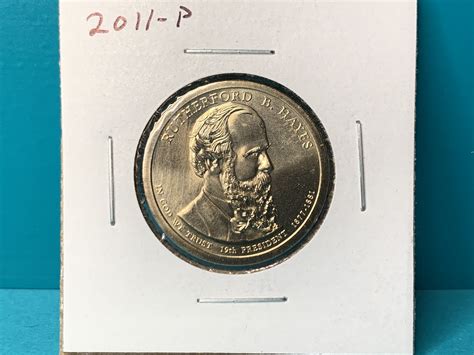 2011 P Rutherford B Hayes Presidential Dollar For Sale Buy Now