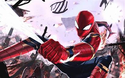 Spider Iron Wallpapers Spiderman 4k Infinity War