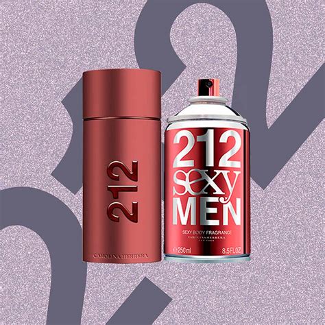 perfume 212 sexy men body spray carolina herrera masculino 250ml incolor zattini