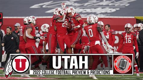 utah utes 2022 college football season prediction youtube