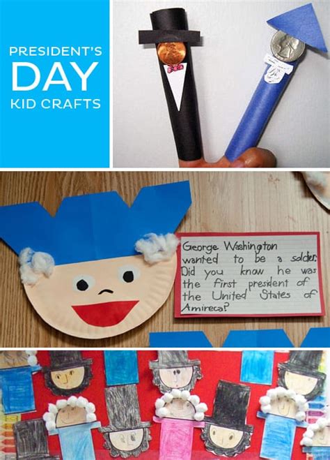 Presidents Day Craft Ideas For Kids How To Make Finger Puppets