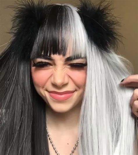 Review For Punk Half Black Half White Long Wig Yv40711 Youvimi Long