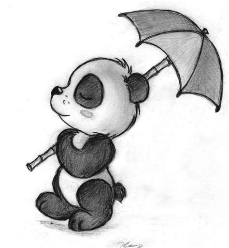 Pencil Drawings Of Cute Pandas