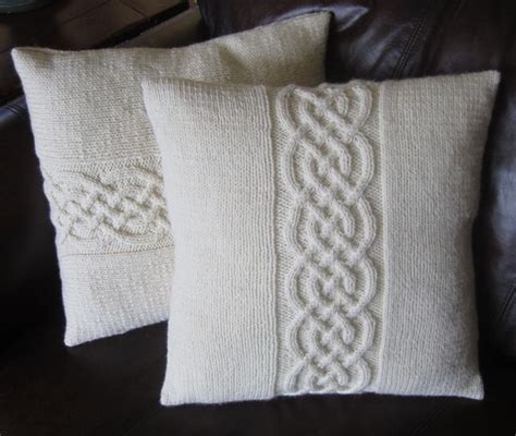 Maybe you would like to learn more about one of these? Celtic Knot Pillow Cover Knitting Pattern 16"/40cm and 18 ...