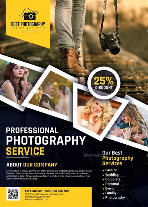 Professional Photography Flyer Template Artofit