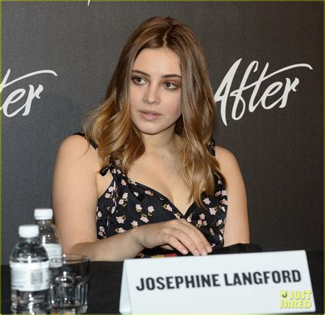 Josephine Langford Joins Hero Fiennes Tiffin In Brazil For After Press Conference Photo