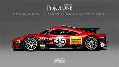 Mercedes Amg Project One Tributes And Custom Liveries On Behance