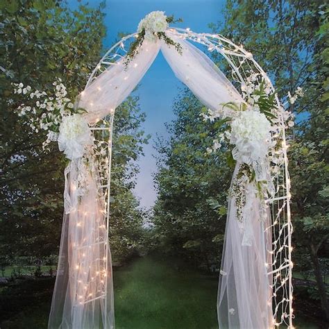 Victoria Lynn 8ft Lighted Wedding Arch In 2020 Country Wedding