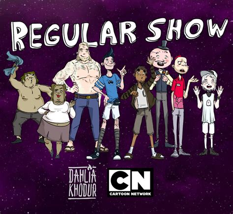 Artstation Regular Show Humanized Redraw