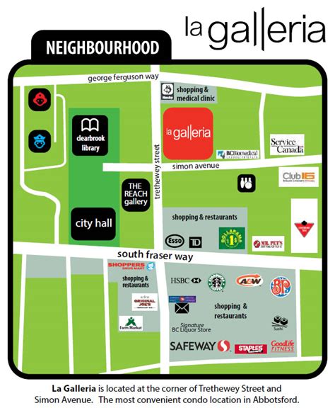 Neighbourhood Map La Galleria