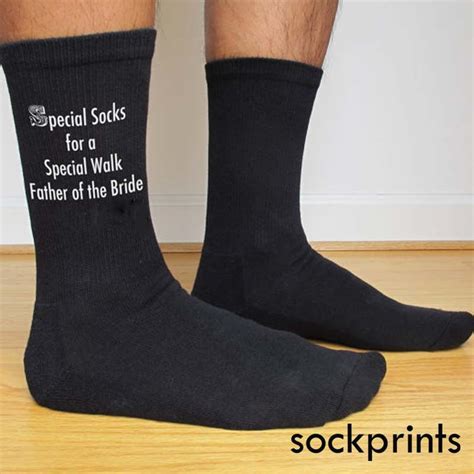 Special Socks For A Special Walk Wedding Socks Father Of The Bride
