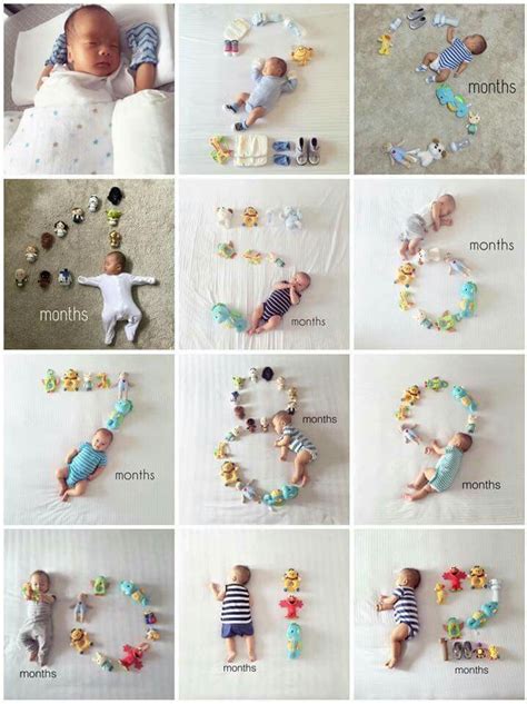 27 Beautiful Baby Monthly Milestone Pictures To Inspire You Newborn