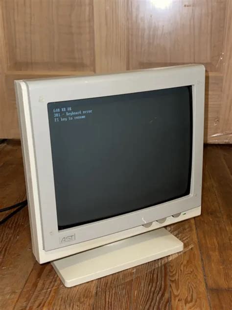 Vintage Ast Computer Monitor 13 Crt Astbwd Works 10000 Picclick