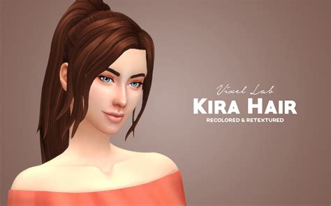 My Sims 4 Blog Kira Hair Retexture And Recolors By Vixellab