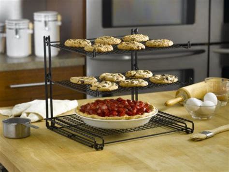 Getuscart Nifty Tier Cooling Rack Non Stick Coating Wire Mesh