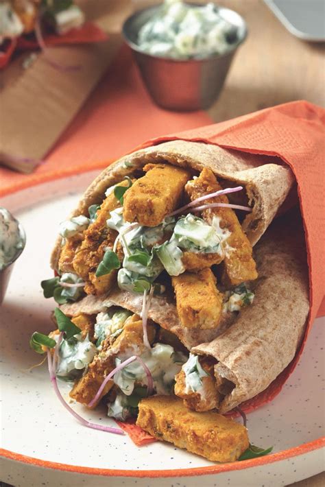 Try them stuffed with souvlaki or dipped into hummus. Tikka Pitta Bread with Raita | Recipe in 2020 | Quorn recipes, Quorn, Pitta bread