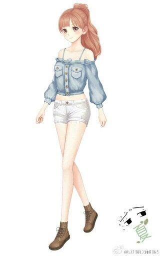 Summer Clothes Drawing Anime 2014 February Commissions 10 By Rika