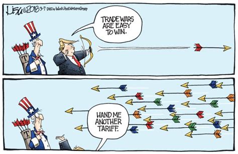 Cartoons Will Trumps Tariffs Launch A Trade War