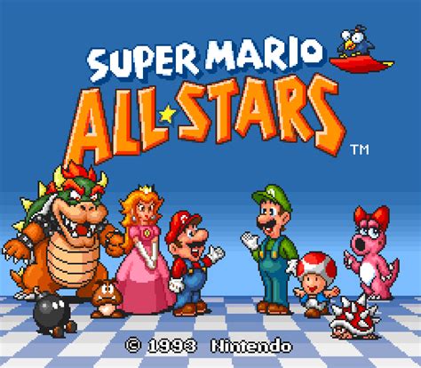 Super Mario All Stars 1993 Snes Gametripper Retrospective Review