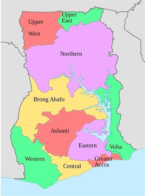 Western Region Of Ghana Districts And Capitals Yencomgh