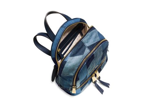 Michael Michael Kors Small Rhea Denim Backpack In Blue Lyst
