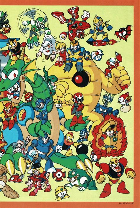 Mega Man Club Capcom Promotional Poster Mega Man Art Mega Man