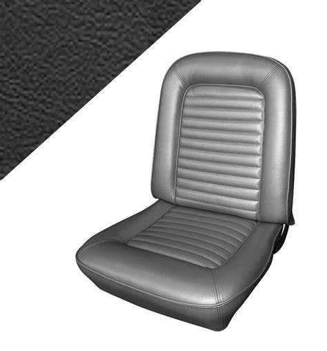 Upholstery Fronts Only 65 Std Black Upholstery Mustang 65 Std